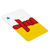 Magnet Flexible Drapeau NUNAVUT (Côté Droit)
