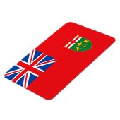 Magnet Flexible Drapeau ONTARIO (Côté Gauche)