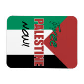 Magnet Flexible Drapeau palestinien libre (Horizontal)