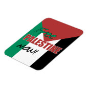 Magnet Flexible Drapeau palestinien libre (Côté Gauche)