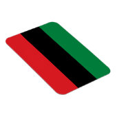 Magnet Flexible Drapeau panafricain de l'UNIA (Côté Droit)