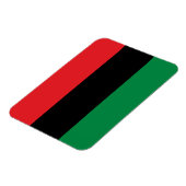Magnet Flexible Drapeau panafricain de l'UNIA (Côté Gauche)