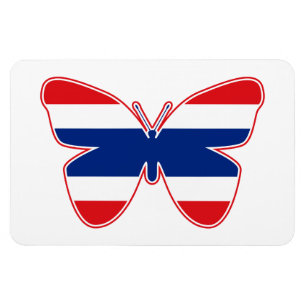 Magnet Flexible Drapeau papillon thaïlandais