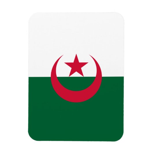 Magnet Flexible Drapeau patriotique algérien (Vertical)