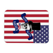 Magnet Flexible Drapeau patriotique américain (Horizontal)