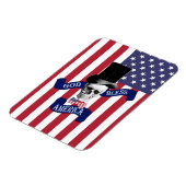 Magnet Flexible Drapeau patriotique américain (Côté Gauche)