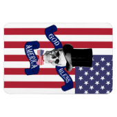 Magnet Flexible Drapeau patriotique américain (Horizontal)