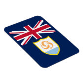 Magnet Flexible Drapeau patriotique Anguilla (Côté Droit)