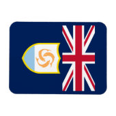 Magnet Flexible Drapeau patriotique Anguilla (Horizontal)