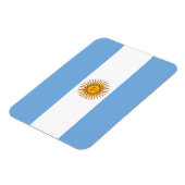 Magnet Flexible Drapeau Patriotique Argentin (Côté Gauche)