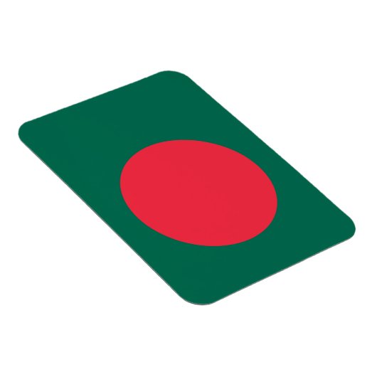 Magnet Flexible Drapeau patriotique bangladais (Côté Droit)