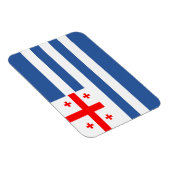 Magnet Flexible Drapeau patriotique d'Adjara (Côté Droit)