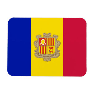 Magnet Flexible Drapeau patriotique d'Andorre