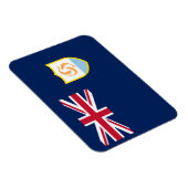 Magnet Flexible Drapeau patriotique d'Anguilla (Côté Droit)