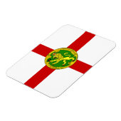 Magnet Flexible Drapeau patriotique d'Aurigny (Côté Gauche)