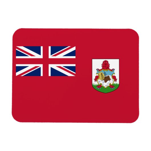 Magnet Flexible Drapeau patriotique des Bermudes (Horizontal)