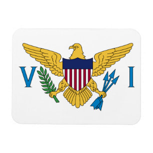 Magnet Flexible Drapeau patriotique des îles Vierges américaines