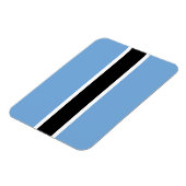 Magnet Flexible Drapeau patriotique du Botswana (Côté Gauche)
