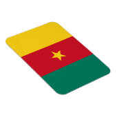 Magnet Flexible Drapeau patriotique du Cameroun (Côté Droit)