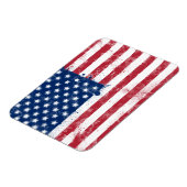 Magnet Flexible Drapeau peint des Etats-Unis (Côté Gauche)