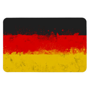 Magnet Flexible Drapeau peint Grunge de l'Allemagne