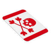 Magnet Flexible Drapeau Pirate du Canada (Côté Droit)