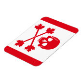 Magnet Flexible Drapeau Pirate du Canada (Côté Gauche)