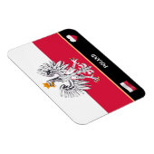 Magnet Flexible Drapeau polonais & Pologne Voyage de pays / Pologn (Côté Droit)