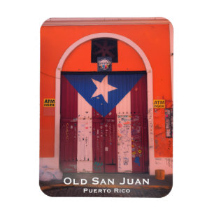 Magnet Flexible Drapeau portoricain - Viejo San Juan - Boricua !