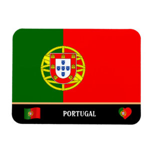 Magnet Flexible Drapeau portugais & voyage de pays / Portugal