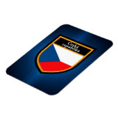 Magnet Flexible Drapeau République tchèque (Côté Gauche)
