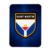 Magnet Flexible Drapeau Saint-Martin (Vertical)