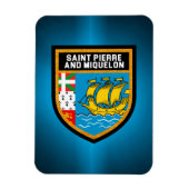 Magnet Flexible Drapeau Saint-Pierre-et-Miquelon (Vertical)