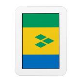 Magnet Flexible Drapeau Saint-Vincent-et-les Grenadines (Vertical)