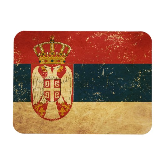 Magnet Flexible Drapeau Serbie (Horizontal)