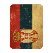 Magnet Flexible Drapeau Serbie (Vertical)
