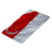 Magnet Flexible drapeau singapour (Côté Gauche)