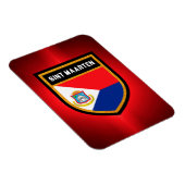 Magnet Flexible Drapeau Sint Maarten (Côté Droit)