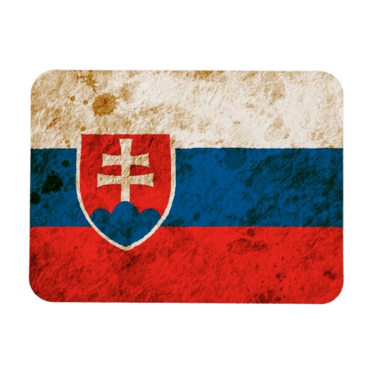 Magnet Flexible Drapeau slovaque robuste (Horizontal)