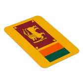 Magnet Flexible Drapeau Sri Lanka (Côté Droit)