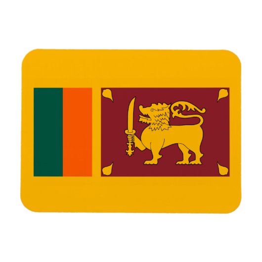 Magnet Flexible Drapeau Sri Lanka (Horizontal)