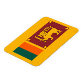 Magnet Flexible Drapeau Sri Lanka (Côté Gauche)