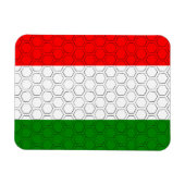 Magnet Flexible Drapeau stylisé de Hongrie (Horizontal)