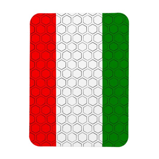 Magnet Flexible Drapeau stylisé de Hongrie (Vertical)