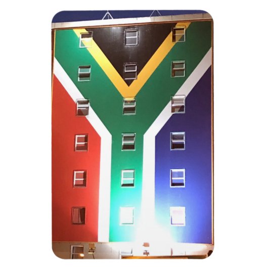 Magnet Flexible drapeau sud-africain de cape town (Vertical)