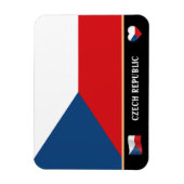 Magnet Flexible Drapeau Tchèque & Voyage de pays Tchèque/Républiqu (Vertical)