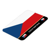 Magnet Flexible Drapeau Tchèque & Voyage de pays Tchèque/Républiqu (Côté Gauche)