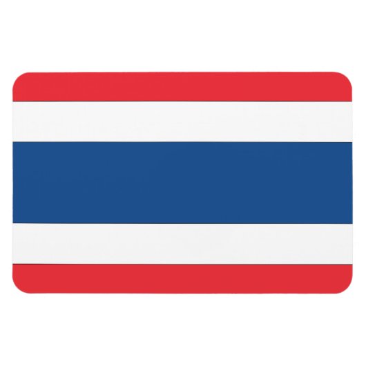 Magnet Flexible Drapeau Thaïlande (Horizontal)