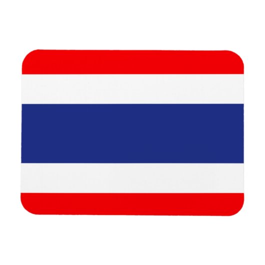 Magnet Flexible Drapeau Thaïlande (Horizontal)