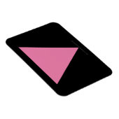 Magnet Flexible Drapeau triangle rose de SlipperyJoe's symbole ros (Côté Droit)